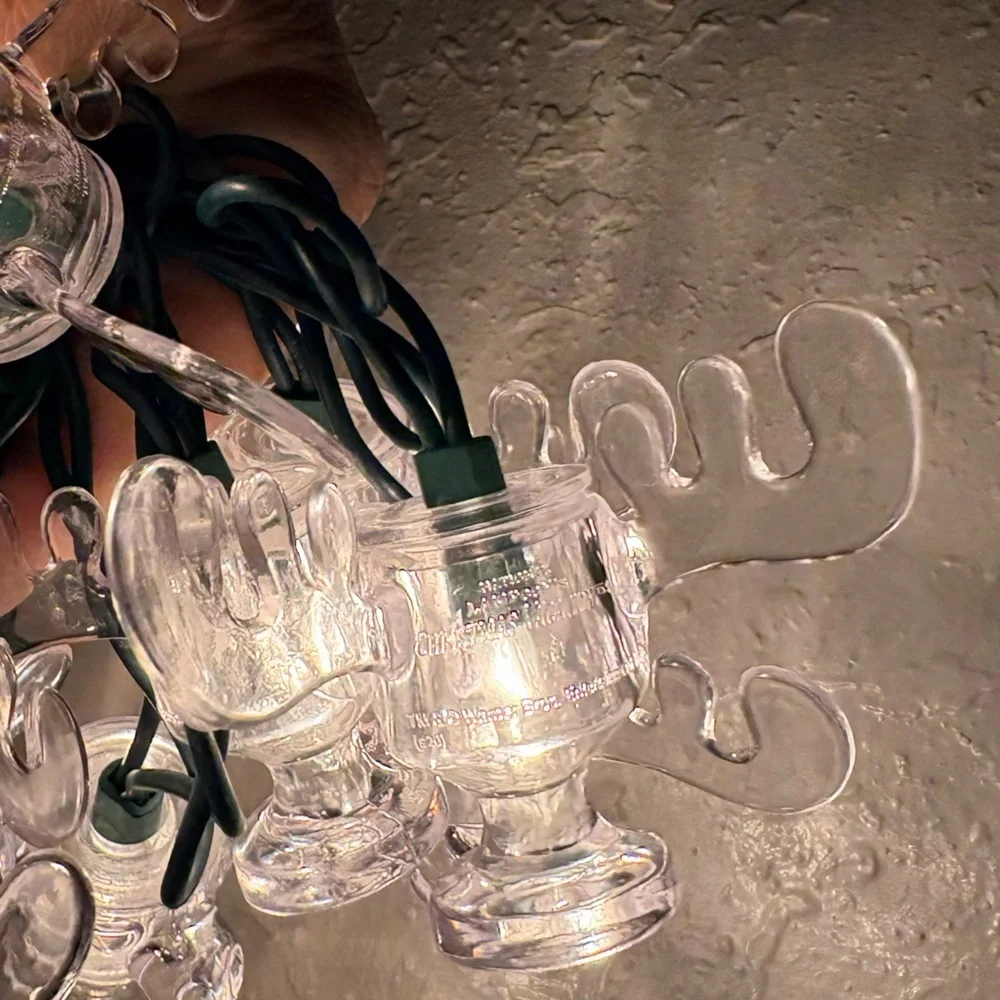 NIB National Lampoon's Christmas Vacation Moose Mug String Lights Kurt Adler